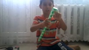 Как   делать  жирафа   из   змейки   рубик