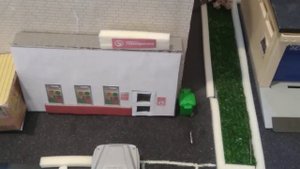 Макет магазина пятёрочка! Масштаб 1/43. Макет города.