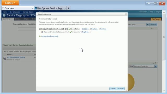 Load Documents Wizard in WebSphere Service Registry and Repository V8.0 смотреть онлайн