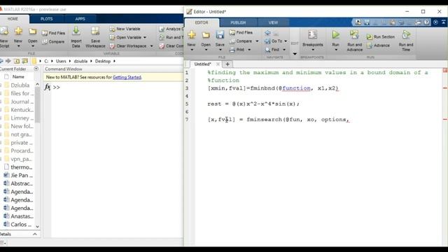 Finding the min and max of functions смотреть онлайн