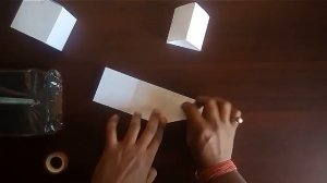 prism | maths model 3d shapes using A4 paper