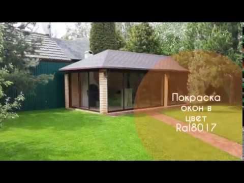 Остекление беседки