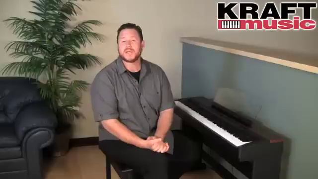 Kraft Music - Yamaha P-155 Digital Piano Demo 2010 смотреть онлайн