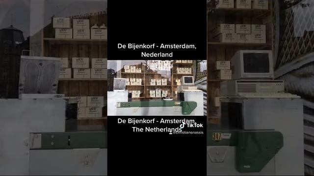De Bijenkorf - Amsterdam, The Netherlands #TikTok #Travel