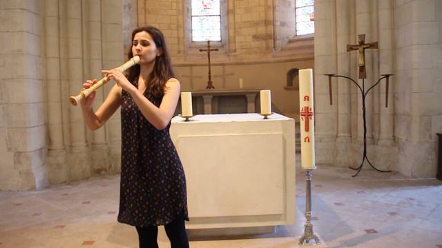 Fantaisie n°1 pour flûte solo Telemann, Ingrid Boyer смотреть онлайн