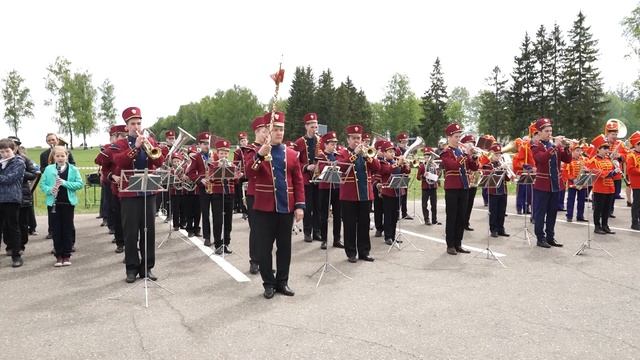 «Бородинские фанфары». Яркий фестиваль духовых оркестров смотреть онлайн
