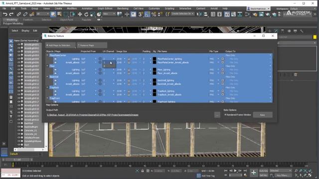 Запекание текстур - Запекание карт освещения смотреть онлайн