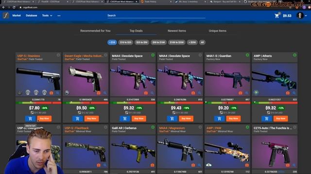 HOW the CSGOFLOAT P2P Market Works in Practice, Buying and Selling CS:GO SKINS for CASH смотреть онлайн