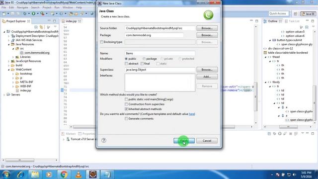 Jsp Hibernate Bootstrap And Mysql Crud App Part 3 смотреть онлайн