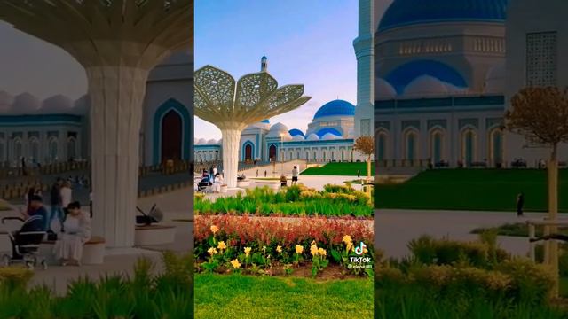 Самая большая и красивая мечеть в Казахстане и Центральной Азии 🤲🌙🕌📍 Астана, Казахстан 🇰🇿 2022 г.
