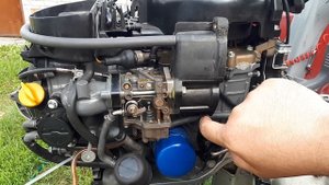 Honda bf20 не стабильно работает двигатель. Видео №1