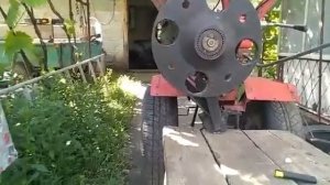 Крепление щепореза к мотоблоку