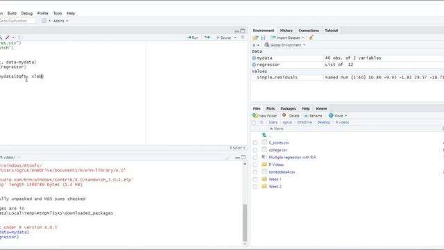 Week 3 - Video 2 - Detecting heteroscedasticity and obtaining robust standard errors in R смотреть онлайн