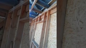 Каркасный второй этаж на доме из сруба