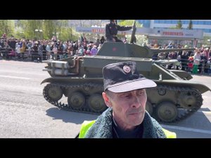 9 мая 2023 года парад ретро техники в Верхней Пышме