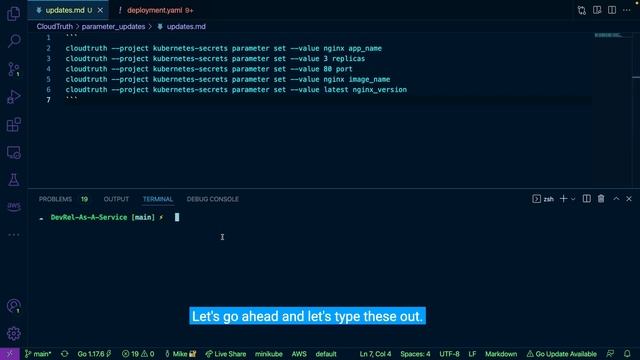 How to: Using the CloudTruth CLI to update Kubernetes ConfigMap parameter values