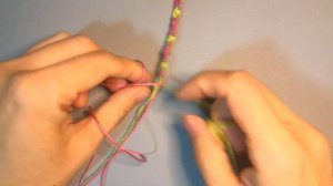 !Var. 2! How to make a flower chain bracelet with spiral ivy