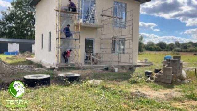 Краснодарский край. Коттеджный поселок Новый Свет. Этапы строительства.