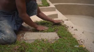 Строим  бассейна около дома