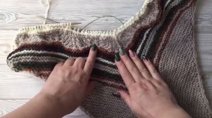 ? МК шаль ЛАСТОЧКИН ХВОСТ ? вязание спицами ? шаль спицами