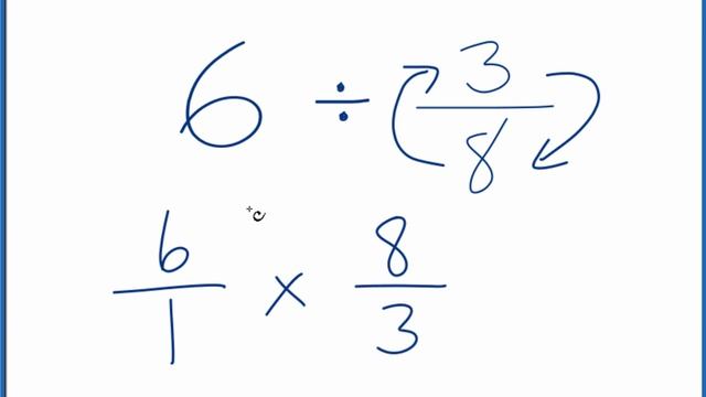 6 Divided by 3/8 (Six Divided by Three-Eights) смотреть онлайн