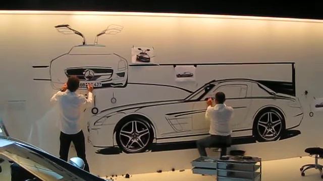 Designwork IAA 2009 SLS AMG смотреть онлайн