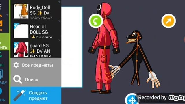Рисуем Мультфильмы 2 Картун Кэт и Картун Дог против Охранника из Игры в Кальмара