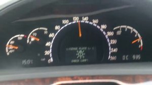 Разгон Mercedes S 500 W220 long .