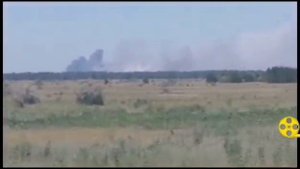 Горит лес в Угловском районе