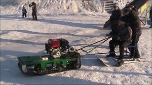 Мотобуксировщик на LIFAN 9л с