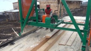 Дисковая пилорама ДП2 настройка после сборки видео