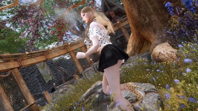 Skyrim dance - Heart Attack (AOA) смотреть онлайн