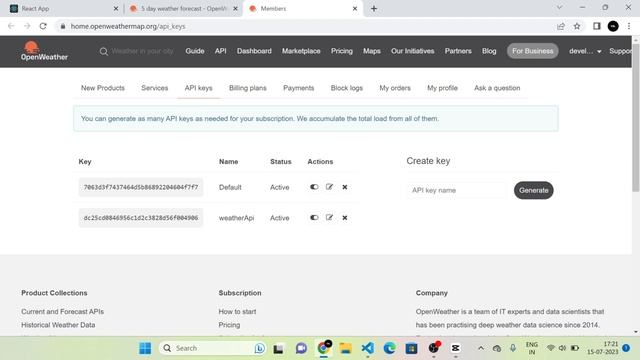 Free weather api with React js | javascript | Fetch data | Api call смотреть онлайн