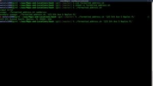 Bonus Video BASH Get Formatted Address Linux ShellScript Wget Google Maps API