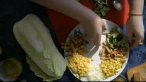 Салат Козел в огороде