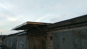 Крыша из профнастила своими руками в гараже