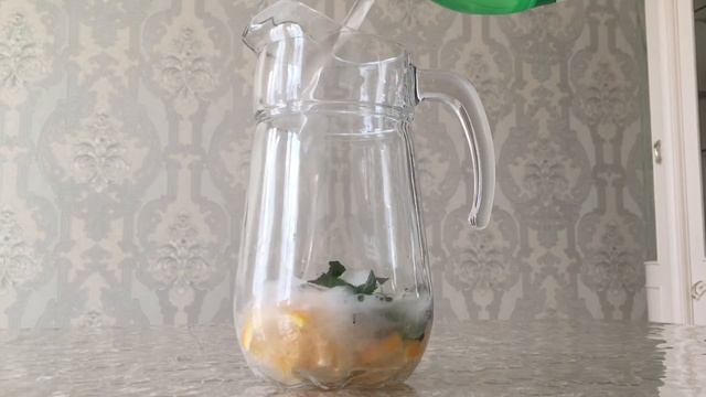 Мохито из апельсина и лимона. Освежающий напиток из лимона. Рецепт вкусного напитка из спрайта.