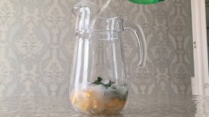 Мохито из апельсина и лимона. Освежающий напиток из лимона. Рецепт вкусного напитка из спрайта.