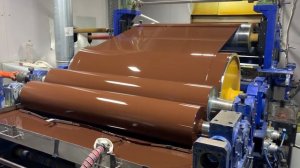 Нанесение полимерных покрытий на рулонную сталь