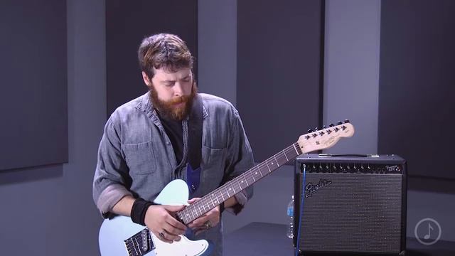 Squier Electric Guitar Custom Affinity Telecaster Ice Blue Metallic Finish смотреть онлайн