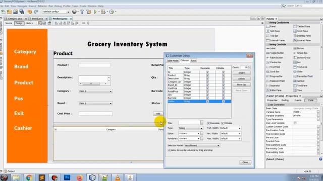 Java Netbeans Inventory System (POS) 9 Create Product SQL Table TAGALOG