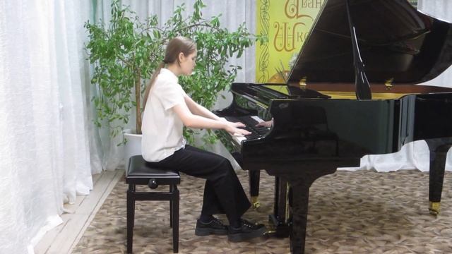 Люба Посаженникова К.Черни Этюд ор.299 №4, А.Локшин Вальс смотреть онлайн