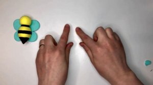 Как слепить ПЧЕЛУ из воздушного пластилина / Plasticine bee