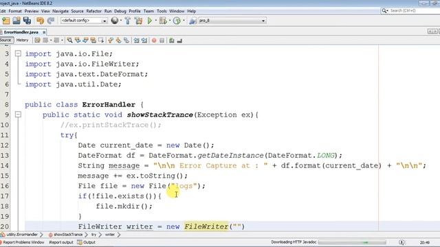 Custom Logger for Project смотреть онлайн