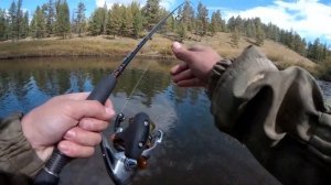 Рыбалка на ленка в августе 2022 на малой речке.