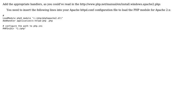 Webmasters: Configure PHP and Apache in Windows 7 (4 Solutions!!)