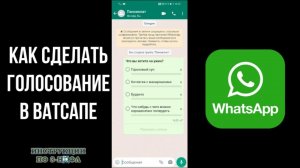 Как сделать голосование в ватсапе в группе на андроиде, как создать опрос в вацапе / Whatsapp