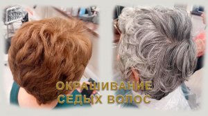 Окрашивание седых волос в Москве | Салон красоты Wella Элиза