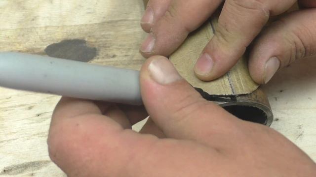 Как отрезать трубу под 45 градусов с минимальным зазором смотреть онлайн