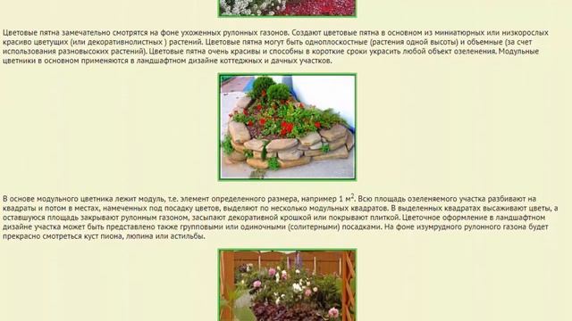 Цветочное оформление в ландшафтном дизайне участка